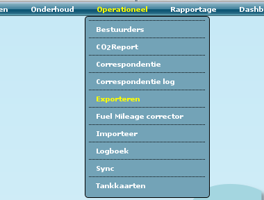 operationeel export